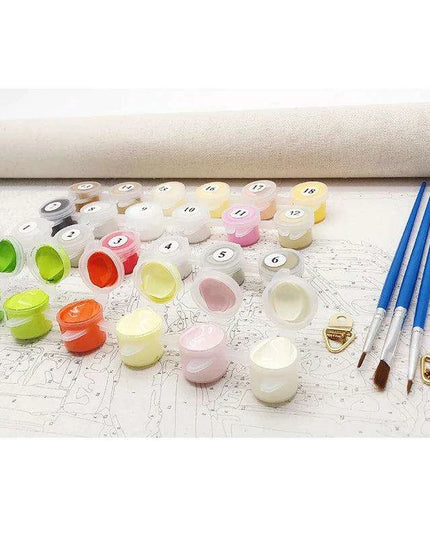 Customizable Paint by Numbers Set: Transform Your Cherished Memories into Stunning Artworks for All