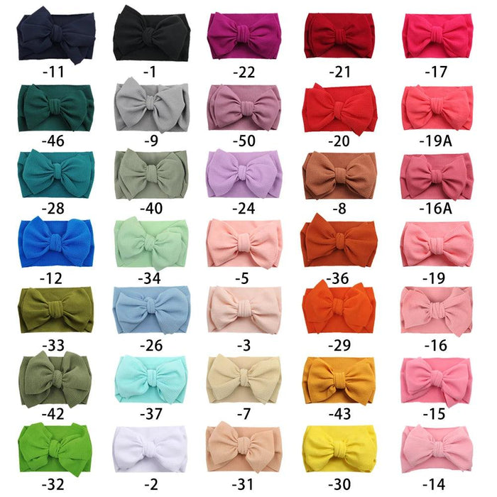 Stylish Oversized Bowknot Headband for Fashionable Baby Girls