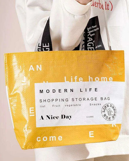 Eco-Conscious Japanese Reusable Grocery Tote: Stylish & Washable Solution