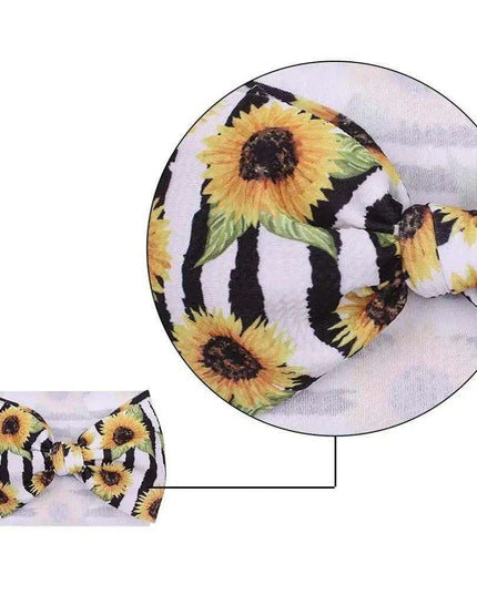 YANJIE 2023 Customizable Large Hair Bow Headband Set for Kids