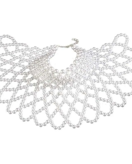 Pearl Elegance Choker and Body Chain Set