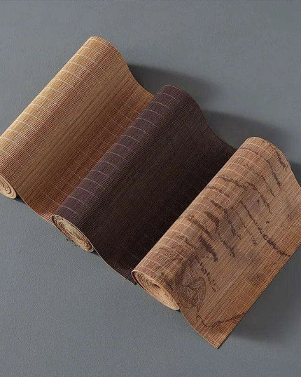 Chic Eco-Friendly Bamboo Table Runner and Placemats for Elegant Dining Spaces