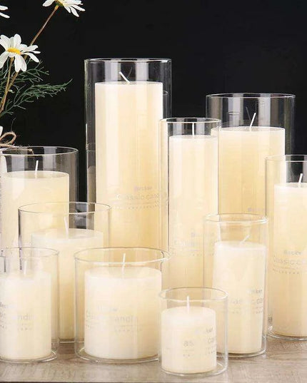 Stylish Transparent Glass Cylinder Vases for Elegant Event Centerpieces