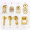 1 Piece Vintage Furniture Handle Door Knobs Small Brass Cabinet Handle