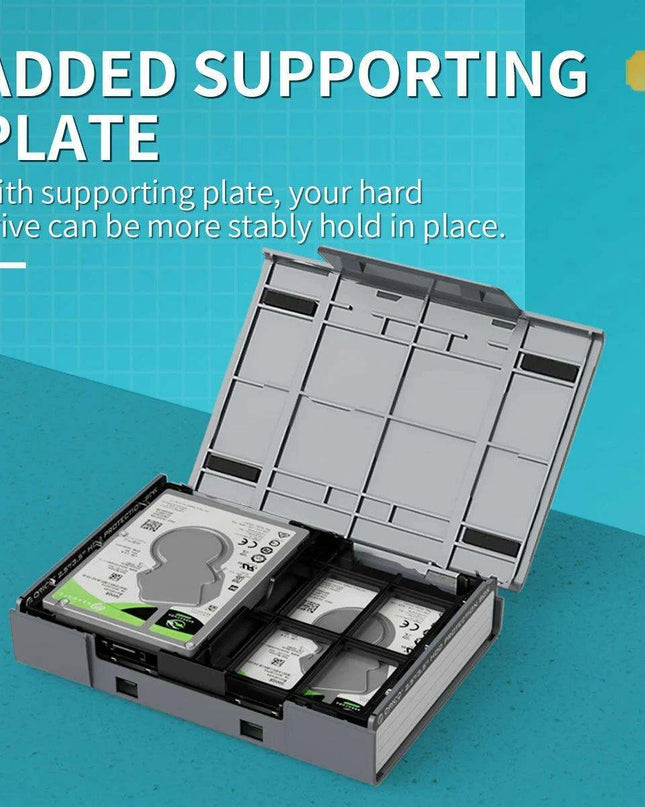 Drive Guardian 5-Pack Hard Drive Protection and Organization Set with Custom Labels