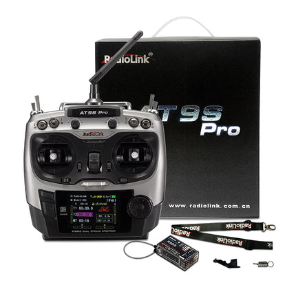 RadioLink AT9S PRO 2.4G 12CH Transmitter & R9DS Receiver for Drones