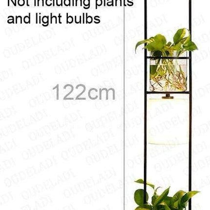 Botanical Elegance: Chic Table and Standing Lamp Set