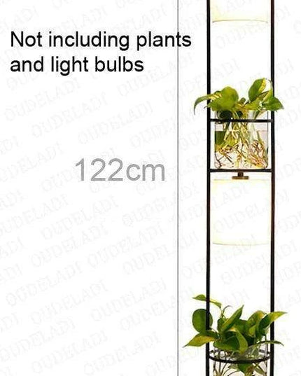 Botanical Elegance: Chic Table and Standing Lamp Set