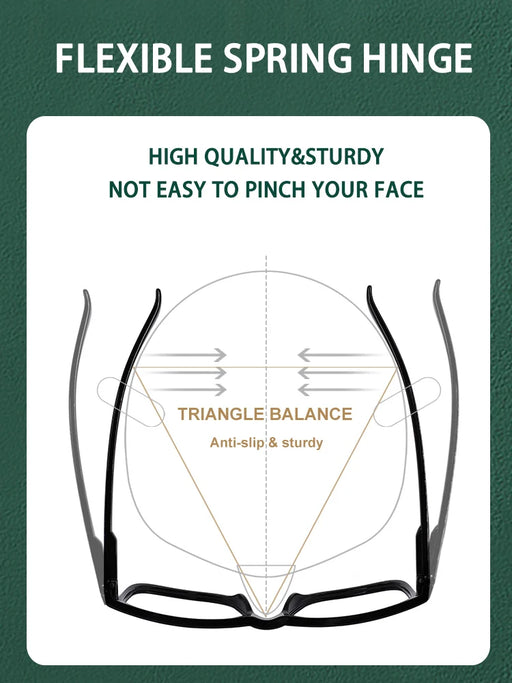 Square Frame Reading Glasses for Stylish Men