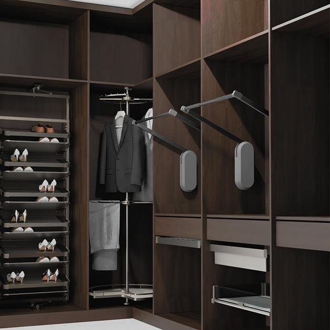 Intelligent Touch, Sensor & Voice Control Electric Wardrobe Lift — Aluminum, 15kg, Extendable 600–900mm / 900–1200mm Closet Organizers tres-elite-electric-pull-down-wardrobe-lift-with-smart-remote-voice-copy Home & Kitchen › Storage & Organization › Clothing & Closet Storage › Closet System Attachments › Rods