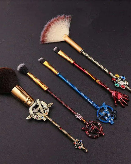 Heroic Beauty: Marvel-Themed Eye Makeup Brush Set