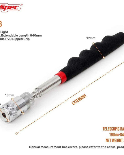 Heavy-Duty Telescopic Magnetic Pickup Tool - 8LB Capacity Stainless Steel Design