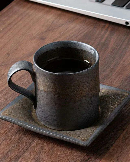Rustic Japanese Artisan Ceramic Coffee Mug