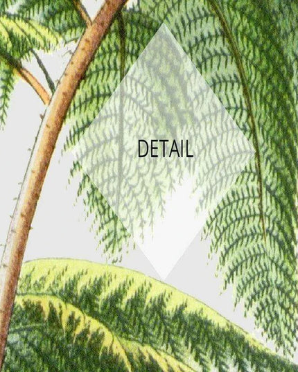 Customizable 3D Tropical Foliage Wallpaper Mural - Refresh Your Interior