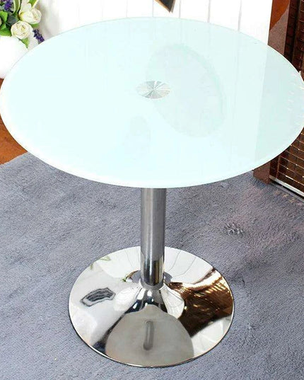 Chic Space-Saving Tempered Glass Dining Table Set for Modern Living