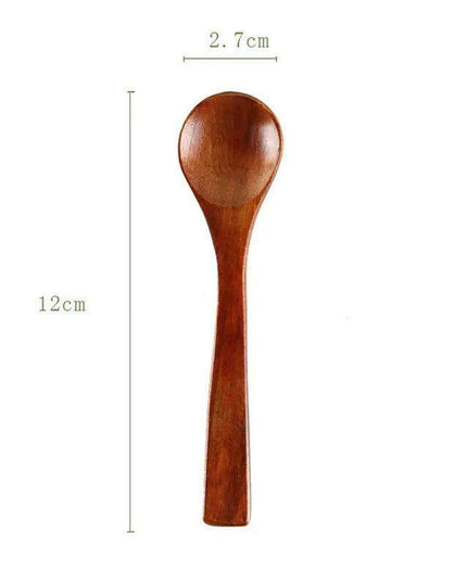 Handcrafted Eco-Friendly Japanese Wooden Spoon - Essential Tool for Soups, Rice, and Desserts