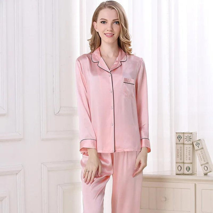 Silken Dreams: Premium Women's Pajama Set for Ultimate Comfort