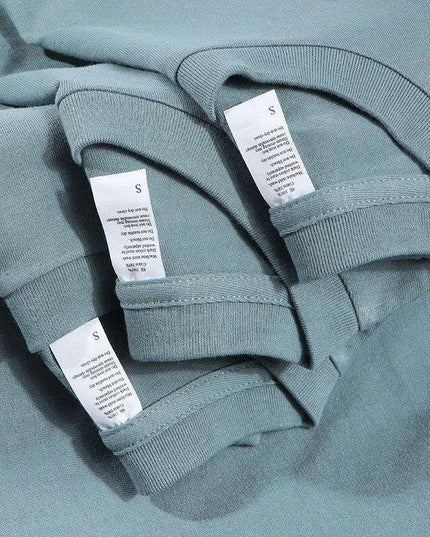 Haze Blue Casual Fit Lightweight Cotton Tee for Men and Couples