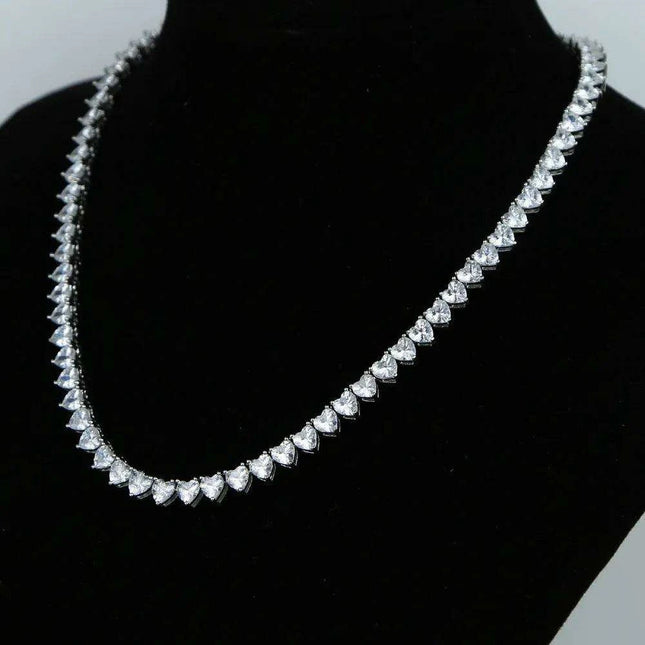 Radiant Desire CZ Diamond Tennis Necklace