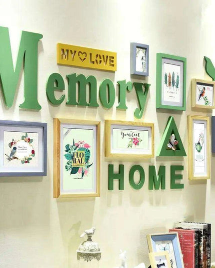 Rustic Charm 11-Piece Photo Frame Set for Cozy Home Decor