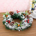 Exquisite Handmade PVC Seasonal Wreath for Elegant Holiday Decor