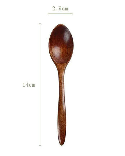 Eco-Friendly Bamboo Spoon for Kids - Perfect Kitchen Utensil for Soups, Rice, and Treats