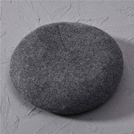 Elegant Cashmere Blend Beret - Trendy Winter Hat for Fashion-Forward Women