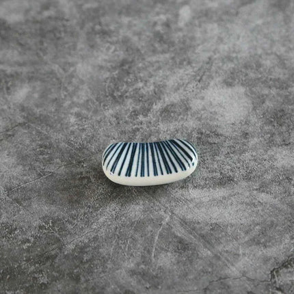 Elegant Square Ceramic Chopstick Holder - 1pc for Stylish Dining Experience