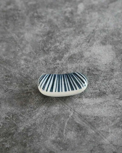 Elegant Square Ceramic Chopstick Holder - 1pc for Stylish Dining Experience