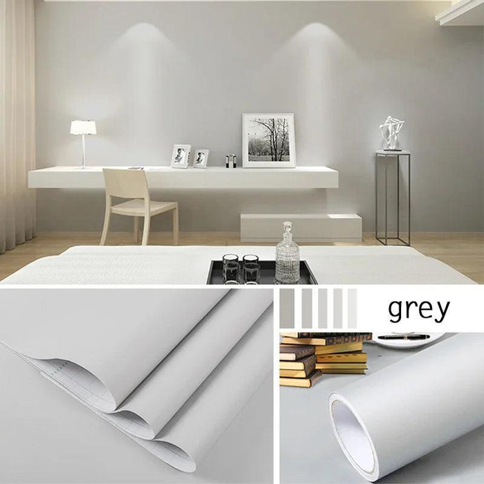 Waterproof Vinyl Self-Adhesive Wallpaper Roll - Customizable Peel and Stick Contact Paper