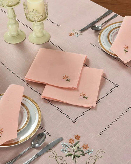 Luxurious Coral Dining Ensemble - Camellia Casa Luxe Collection