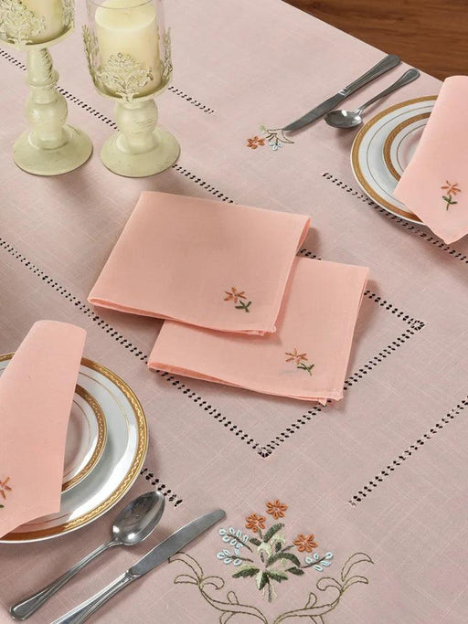 Elegant Light Coral Table Setting Bundle - Camellia Casa Luxe Collection