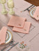 Elegant Light Coral Table Setting Bundle - Camellia Casa Luxe Collection