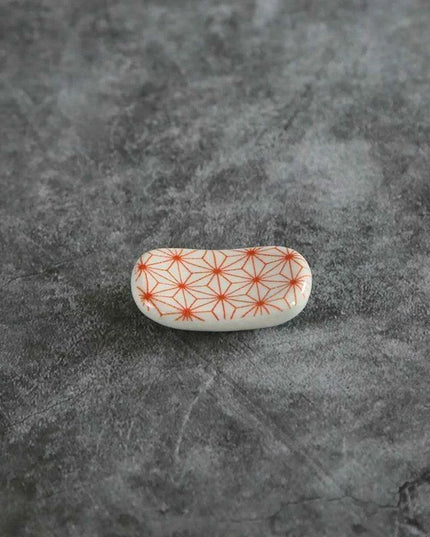 Elegant Square Ceramic Chopstick Holder - 1pc for Stylish Dining Experience