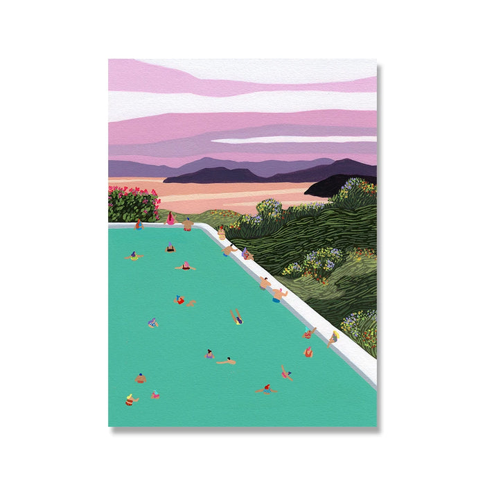 Tranquil Coastal Paradise Canvas Print for Serene Home Vibes