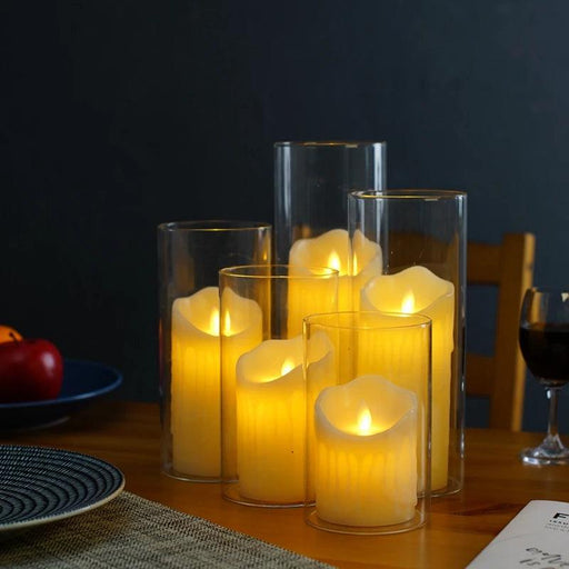 Stylish Transparent Glass Cylinder Vases for Elegant Event Centerpieces