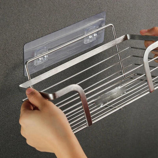 Punch-Free Multi-Functional Sponge and Spice Organizer for Home Use