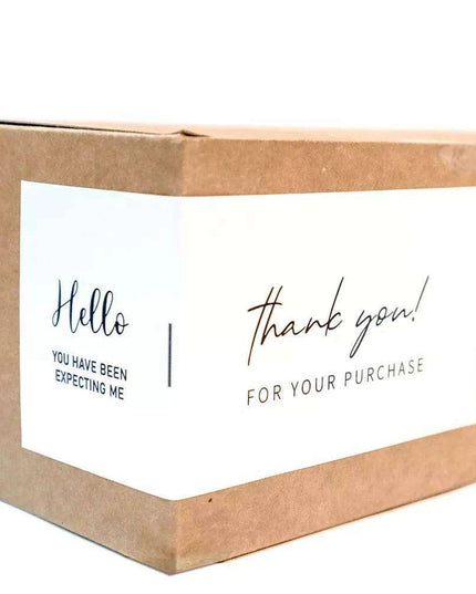 Charming "Nice To Meet You Too" Adhesive Thank You Seals - Pack of 20-50