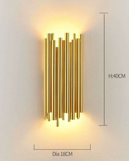 Elegant Crystal Wall Sconce - Modern Illumination for Home and Bath