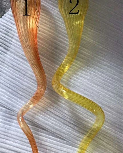 Elegant Gold Teardrop Glass Chandelier with Adjustable LED Pendant Lighting