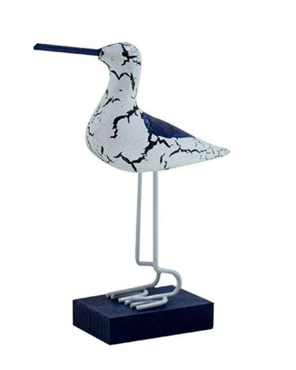 Seaside Elegance Handcrafted Wooden Seagull Sculpture - Unique Home and Event Decor