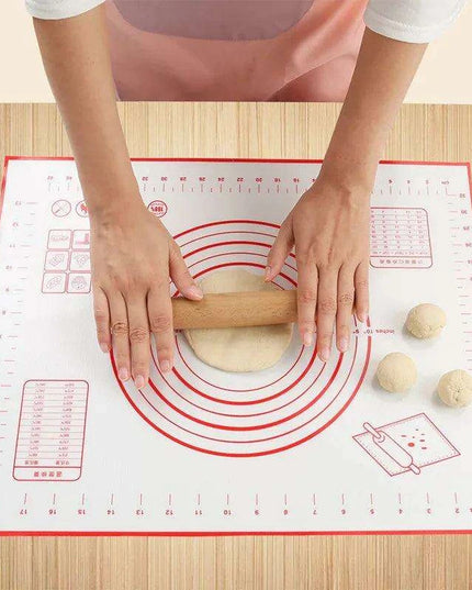 Versatile Silicone Baking Mat with Measurement Guide - Essential Tool for Effortless Cooking and Baking