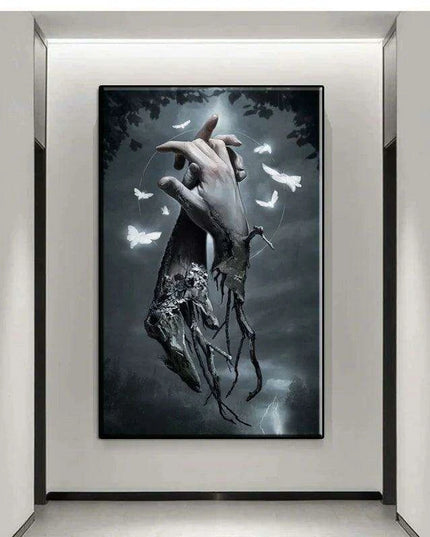 Sophisticated Elegance: Withered Touch Canvas Print for a Stylish Home Transformation