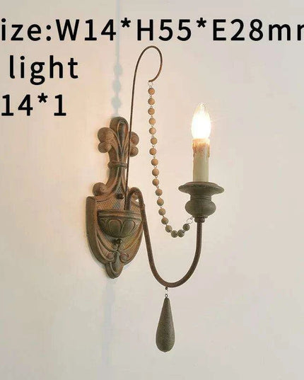 Nordic Elegance: Customizable Vintage Grey Wooden Chandelier