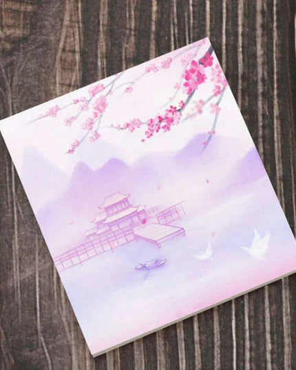 Retro Cartoon Tear-off Notepad - A Must-Have for Stationery Collectors