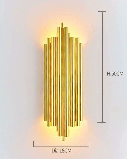 Elegant Crystal Wall Sconce - Modern Illumination for Home and Bath