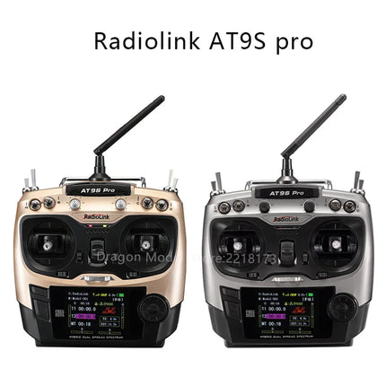 Radiolink AT9S Pro 2.4G 12CH Transmitter & R9DS Receiver for RC Models
