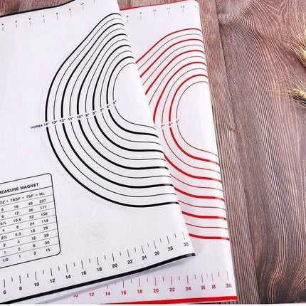 Versatile Silicone Baking Mat with Measurement Guide - Essential Tool for Effortless Cooking and Baking