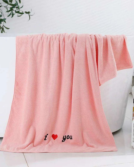 Extra-Large Coral Fleece Kids Bath Towel - Ultra-Soft Microfiber Comfort