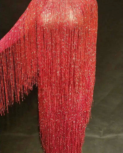 Glamorous Fringe Jazz Dance Ensemble - Perfect for Nightlife Performances